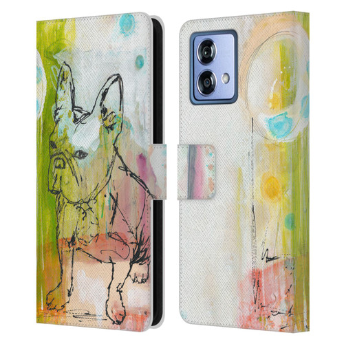 Wyanne Animals Attitude Leather Book Wallet Case Cover For Motorola Moto G84 5G