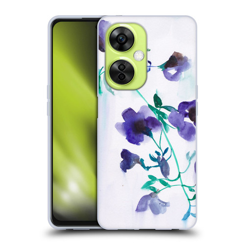 Mai Autumn Floral Blooms Moon Drops Soft Gel Case for OnePlus Nord CE 3 Lite 5G