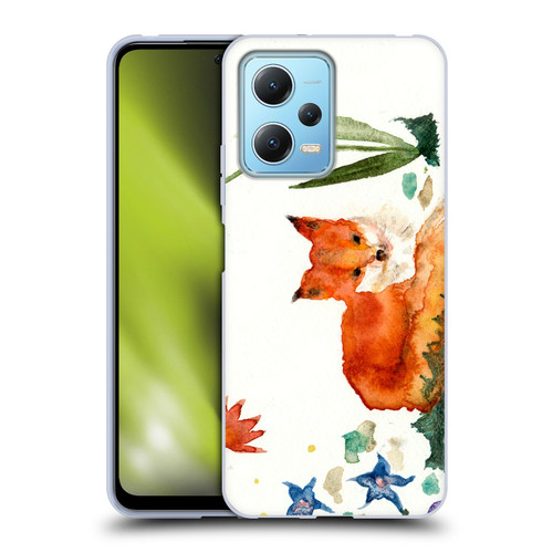 Wyanne Animals Little Fox In The Garden Soft Gel Case for Xiaomi Redmi Note 12 5G