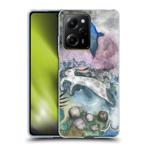 Wyanne Animals Bird and Rabbit Soft Gel Case for Xiaomi Redmi Note 12 Pro 5G