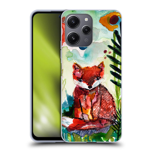 Wyanne Animals Baby Fox In The Garden Soft Gel Case for Xiaomi Redmi 12