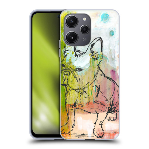 Wyanne Animals French Bulldog Sketch Soft Gel Case for Xiaomi Redmi 12