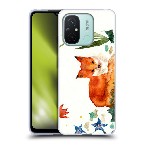 Wyanne Animals Little Fox In The Garden Soft Gel Case for Xiaomi Redmi 12C