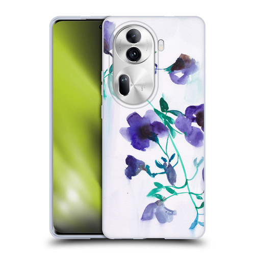 Mai Autumn Floral Blooms Moon Drops Soft Gel Case for OPPO Reno11 Pro