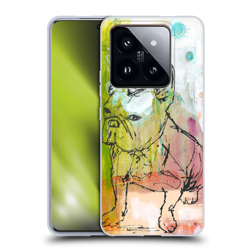 Wyanne Animals French Bulldog Sketch Soft Gel Case for Xiaomi 14 Pro