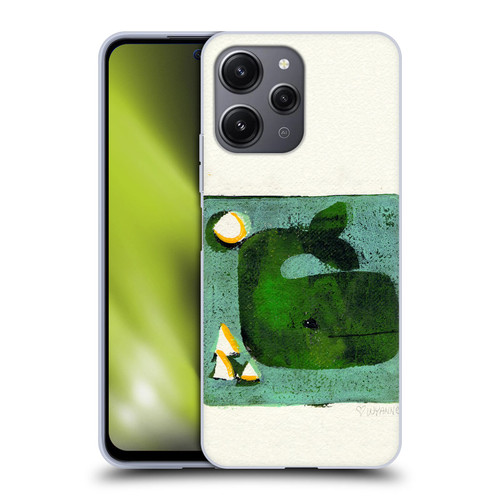 Wyanne Animals 2 Green Whale Monoprint Soft Gel Case for Xiaomi Redmi 12