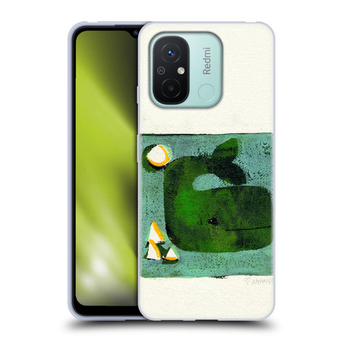 Wyanne Animals 2 Green Whale Monoprint Soft Gel Case for Xiaomi Redmi 12C