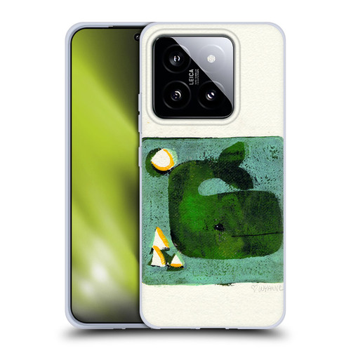 Wyanne Animals 2 Green Whale Monoprint Soft Gel Case for Xiaomi 14