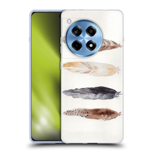 Mai Autumn Feathers Pattern Soft Gel Case for OnePlus 12R
