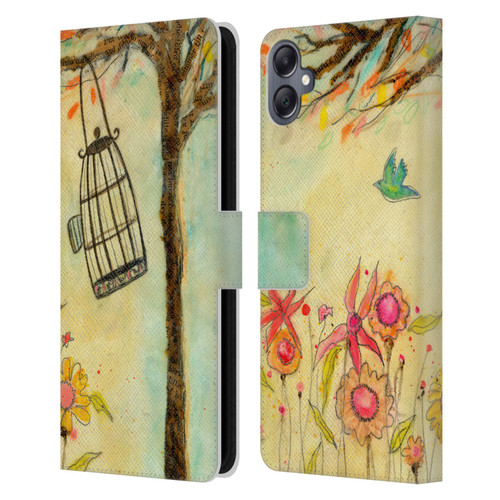 Wyanne Birds Free To Be Leather Book Wallet Case Cover For Samsung Galaxy A05