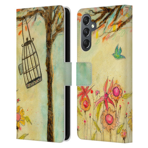 Wyanne Birds Free To Be Leather Book Wallet Case Cover For Samsung Galaxy A25 5G