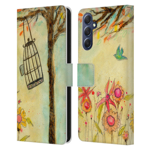 Wyanne Birds Free To Be Leather Book Wallet Case Cover For Samsung Galaxy M54 5G