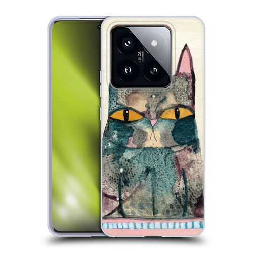 Wyanne Cat Kitty Painting Soft Gel Case for Xiaomi 14 Pro