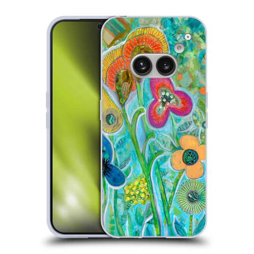 Wyanne Nature Garden Wildflowers Soft Gel Case for Nothing Phone (2a)