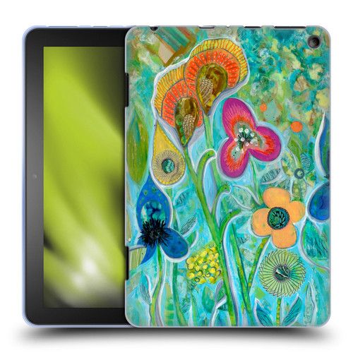 Wyanne Nature Garden Wildflowers Soft Gel Case for Amazon Fire HD 8/Fire HD 8 Plus 2020