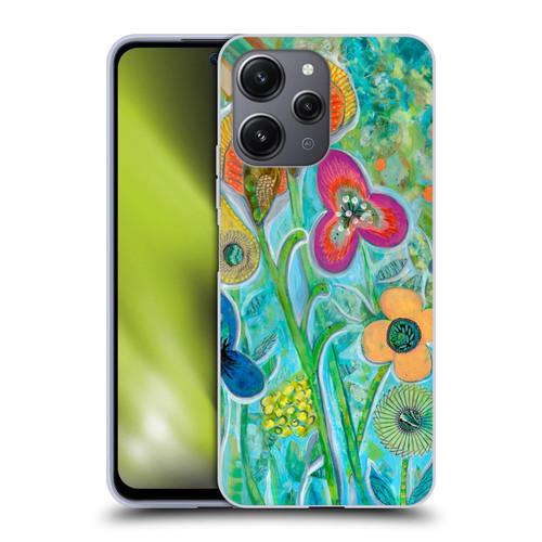 Wyanne Nature Garden Wildflowers Soft Gel Case for Xiaomi Redmi 12