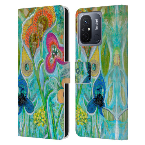 Wyanne Nature Garden Wild Leather Book Wallet Case Cover For Xiaomi Redmi 12C
