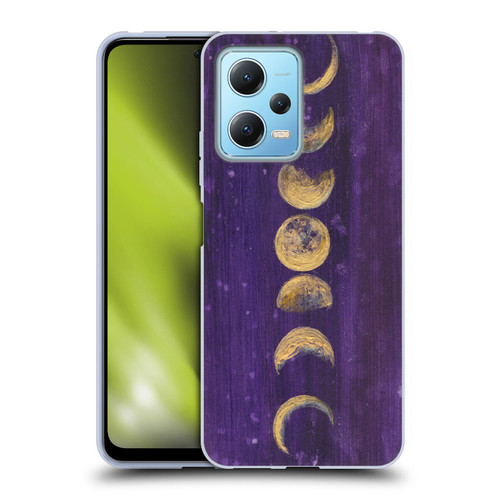 Mai Autumn Space And Sky Moon Phases Soft Gel Case for Xiaomi Redmi Note 12 5G