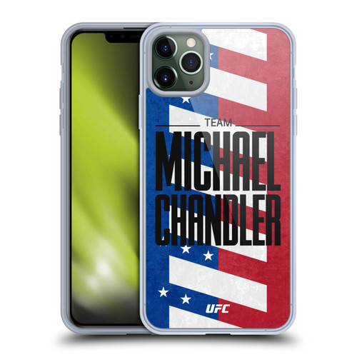 UFC Fighter Team Michael Chandler Flag Soft Gel Case for Apple iPhone 11 Pro Max