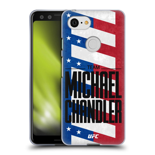 UFC Fighter Team Michael Chandler Flag Soft Gel Case for Google Pixel 3