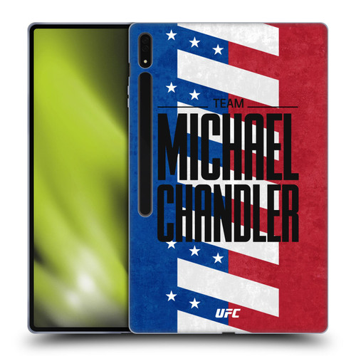 UFC Fighter Team Michael Chandler Flag Soft Gel Case for Samsung Galaxy Tab S8 Ultra