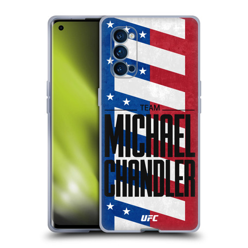 UFC Fighter Team Michael Chandler Flag Soft Gel Case for OPPO Reno 4 Pro 5G