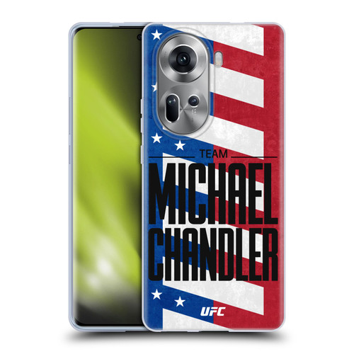 UFC Fighter Team Michael Chandler Flag Soft Gel Case for OPPO Reno11