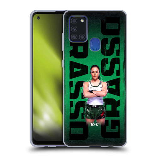 UFC Alexa Grasso Posterized Soft Gel Case for Samsung Galaxy A21s (2020)