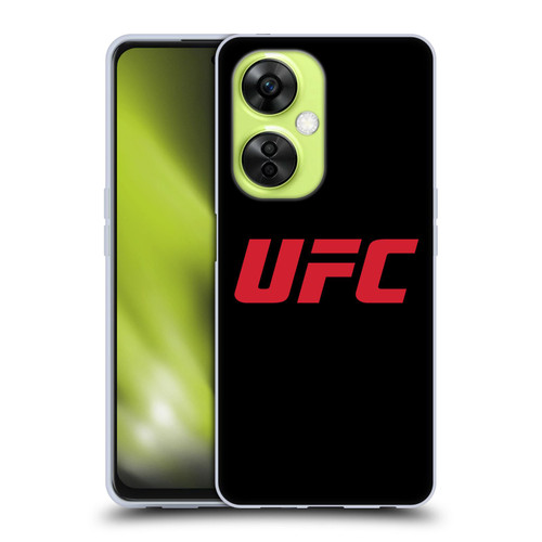 UFC Logo Black Red Soft Gel Case for OnePlus Nord CE 3 Lite 5G