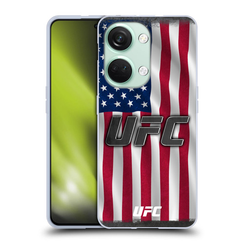 UFC Logo US Flag Soft Gel Case for OnePlus Nord 3 5G