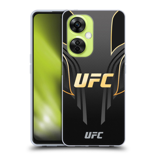 UFC Logo Black Gold Jersey Soft Gel Case for OnePlus Nord CE 3 Lite 5G