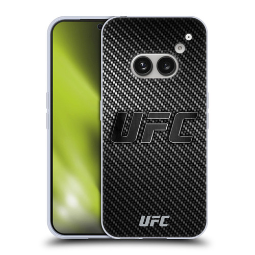 UFC Logo Carbon Fiber Soft Gel Case for Nothing Phone (2a)