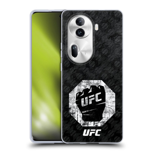 UFC Logo Glove Icon Soft Gel Case for OPPO Reno11 Pro