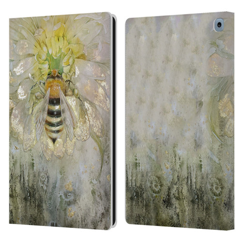 Stephanie Law Immortal Ephemera Bee Leather Book Wallet Case Cover For Amazon Fire HD 10 / Plus 2021