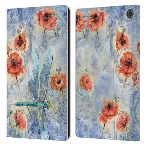 Stephanie Law Immortal Ephemera When Flowers Dream Leather Book Wallet Case Cover For Amazon Fire Max 11 2023