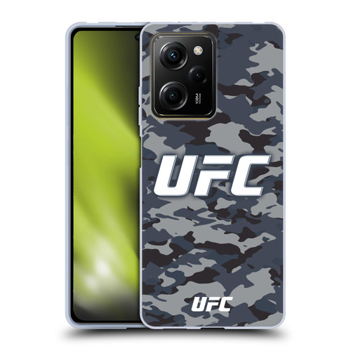 UFC Logo Camouflage Soft Gel Case for Xiaomi Redmi Note 12 Pro 5G