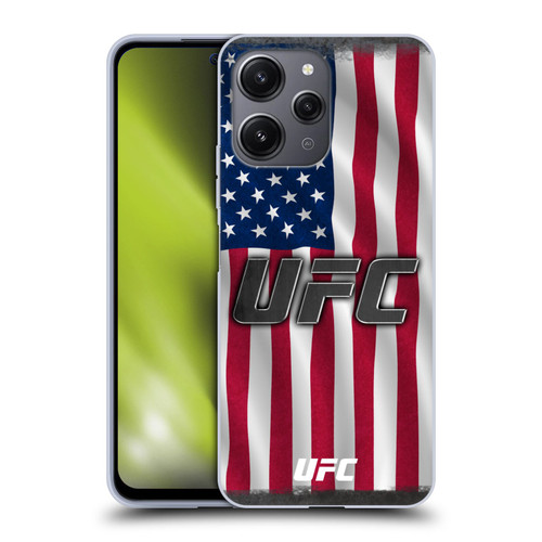 UFC Logo US Flag Soft Gel Case for Xiaomi Redmi 12