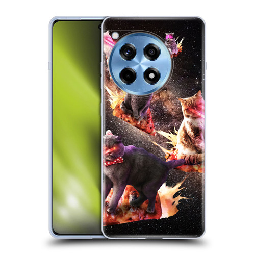 Random Galaxy Space Cat Fire Pizza Soft Gel Case for OnePlus 12R
