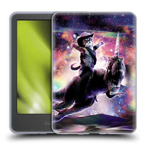 Random Galaxy Space Cat Dinosaur Unicorn Soft Gel Case for Amazon Kindle 11th Gen 6in 2022