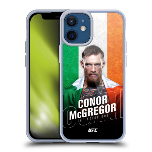 UFC Conor McGregor Ireland Flag Soft Gel Case for Apple iPhone 12 Mini