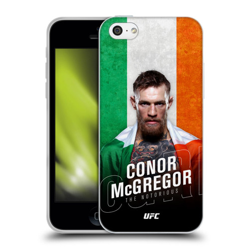 UFC Conor McGregor Ireland Flag Soft Gel Case for Apple iPhone 5c