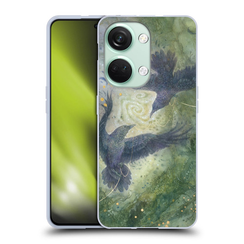 Stephanie Law Graphics Huginn And Muninn Soft Gel Case for OnePlus Nord 3 5G