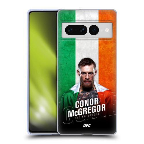 UFC Conor McGregor Ireland Flag Soft Gel Case for Google Pixel 7 Pro