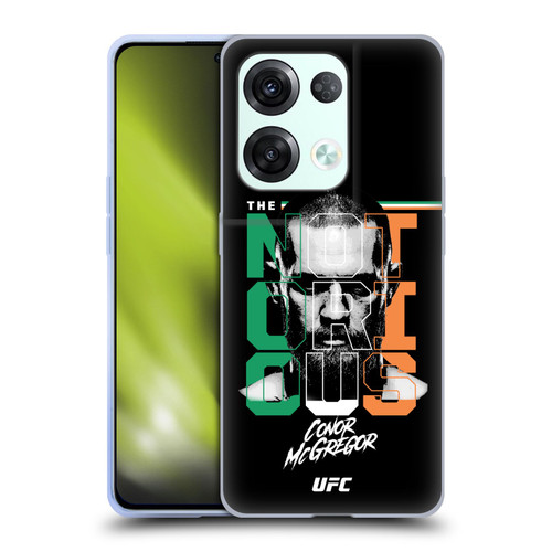 UFC Conor McGregor The Notorious Soft Gel Case for OPPO Reno8 Pro