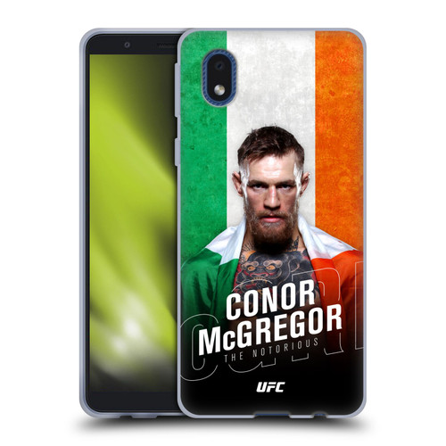 UFC Conor McGregor Ireland Flag Soft Gel Case for Samsung Galaxy A01 Core (2020)