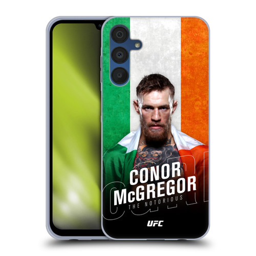UFC Conor McGregor Ireland Flag Soft Gel Case for Samsung Galaxy A15