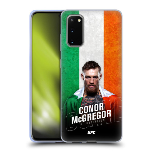 UFC Conor McGregor Ireland Flag Soft Gel Case for Samsung Galaxy S20 / S20 5G
