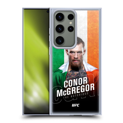 UFC Conor McGregor Ireland Flag Soft Gel Case for Samsung Galaxy S23 Ultra 5G