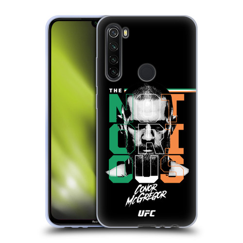 UFC Conor McGregor The Notorious Soft Gel Case for Xiaomi Redmi Note 8T
