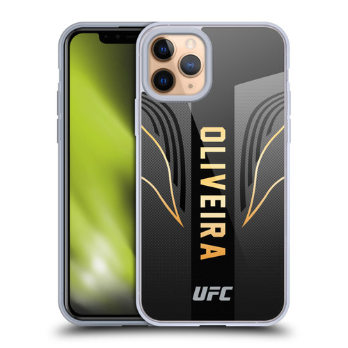 UFC Charles Oliveira Fighter Kit Soft Gel Case for Apple iPhone 11 Pro